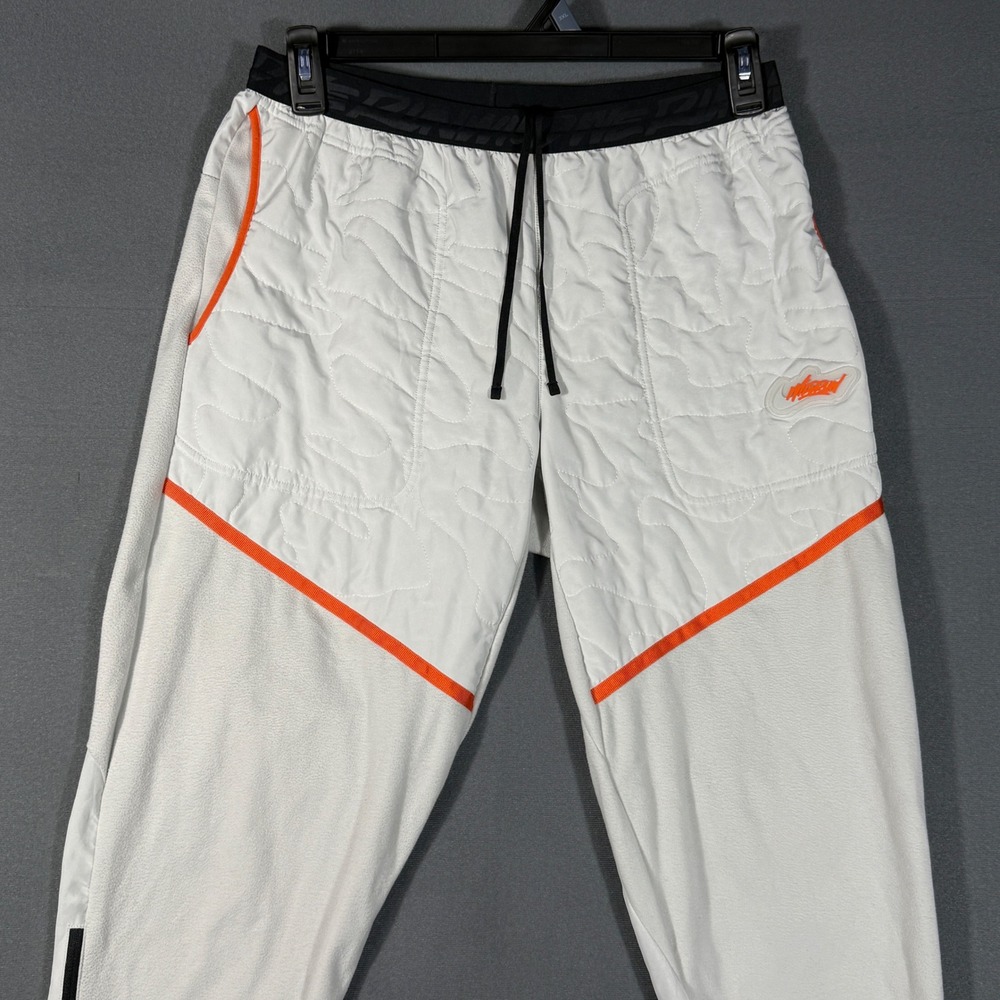 Nike Joggers Mens M White Therma-FIT ADV Quilted Training Pants unique colors - Picture 2 of 12